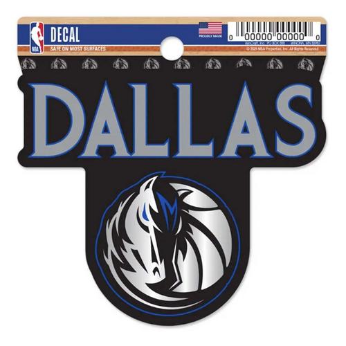 Wincraft Dallas Mavericks 2025 City Edition Clean Cut Decal - Primary Image