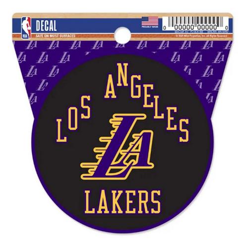 Wincraft Los Angeles Lakers 2025 City Edition Clean Cut Decal - Primary Image