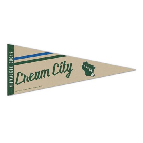 Wincraft Milwaukee Bucks 2025 City Edition Premium Pennant - Primary Image