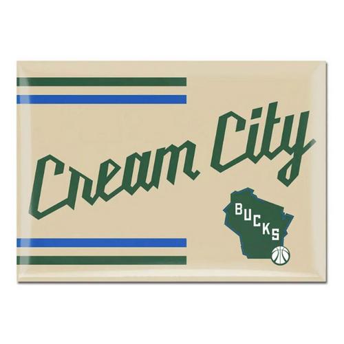 Wincraft Milwaukee Bucks 2025 City Edition Metal Magnet - Primary Image