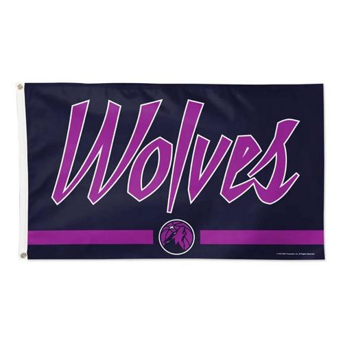 Wincraft Minnesota Timberwolves 2025 City Edition 3'x5' Deluxe Flag - Primary Image