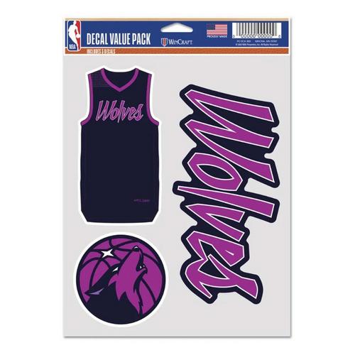 Wincraft Minnesota Timberwolves 2025 City Edition Multi Use Decal - Primary Image