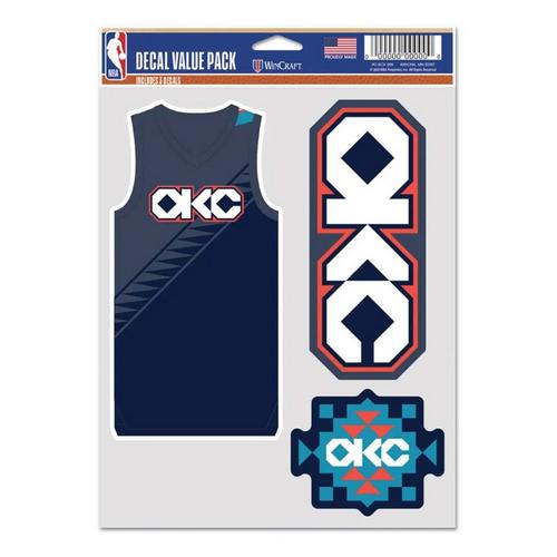 Wincraft Oklahoma City Thunder 2025 City Edition Multi Use Decal - Primary Image