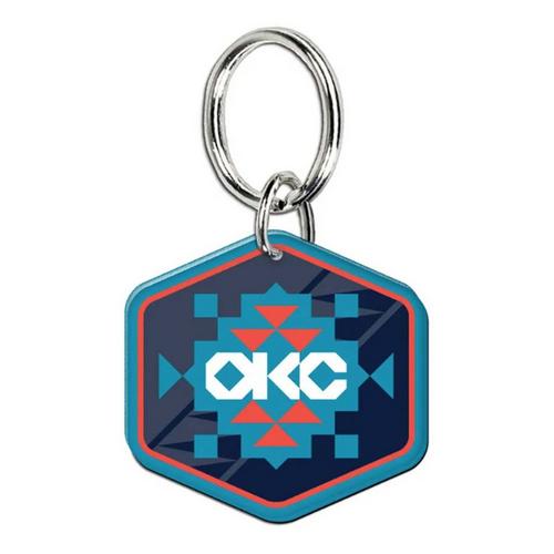 Wincraft Oklahoma City Thunder 2025 City Edition Premium Acrylic Key Ring - Primary Image
