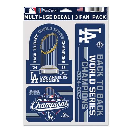 Wincraft Los Angeles Dodgers 2025 World Series Champions Multi Use Decal - Primary Image