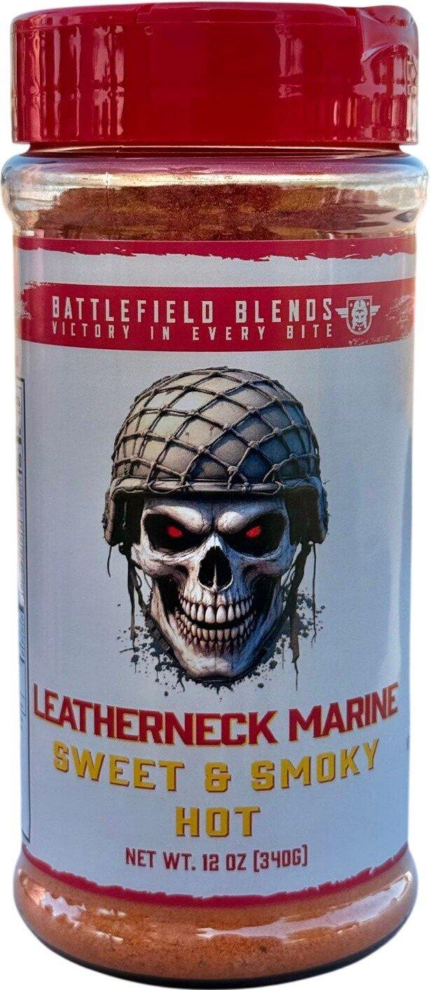 Battlefield Blends Leatherneck Marine Sweet & Smoky Hot Rub - Battlefield Blends