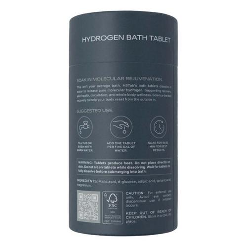 H2TAB Molecular Hydrogen Bath Tablets - Primary Image