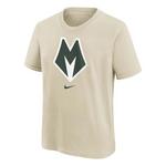 Nike Kids' Milwaukee Bucks 2025 City Edition Essential Logo T-Shirt - Thumbnail 1 of 3