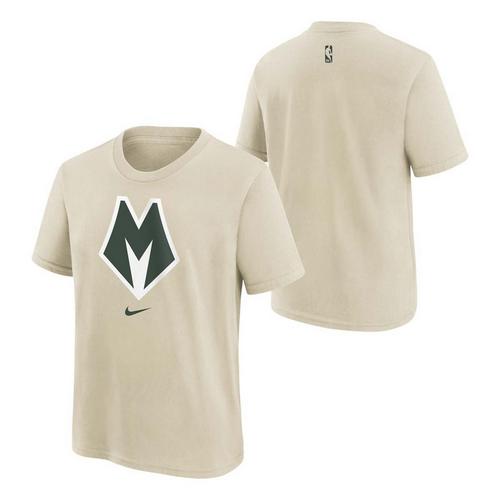 Nike Kids' Milwaukee Bucks 2025 City Edition Essential Logo T-Shirt - Primary Image