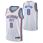 Nike Kids' Oklahoma City Thunder Jalen Williams #8 Association Edition Jersey - Thumbnail 1 of 3