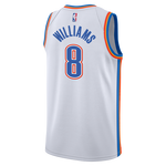 Nike Kids' Oklahoma City Thunder Jalen Williams #8 Association Edition Jersey - Thumbnail 2 of 3
