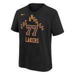 Nike Kids' Los Angeles Lakers Luka Dončić #77 2025 City Edition Name & Number T-Shirt - Thumbnail 3 of 3