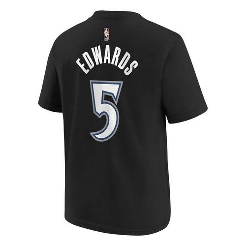 Nike Kids' Minnesota Timberwolves Anthony Edwards #5 Hardwood Classics Name & Number T-Shirt - Primary Image