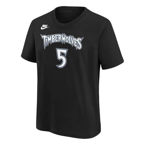 Nike Kids' Minnesota Timberwolves Anthony Edwards #5 Hardwood Classics Name & Number T-Shirt - Primary Image