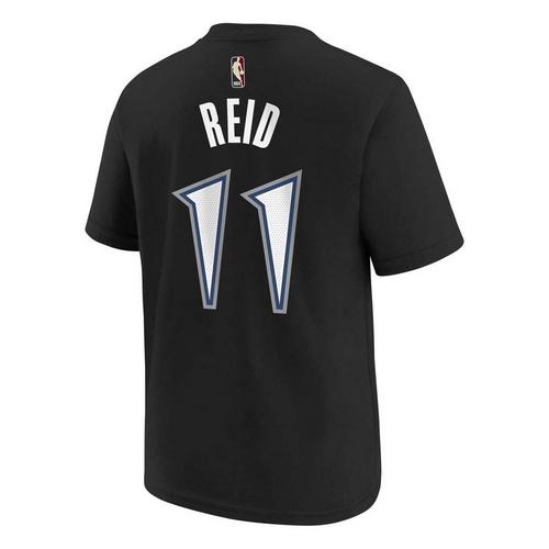 Nike Kids' Minnesota Timberwolves Naz Reid #11 Hardwood Classics Name & Number T-Shirt - Primary Image