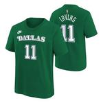 Nike Kids' Dallas Mavericks Kyrie Irving #11 Hardwood Classics Name & Number T-Shirt - Thumbnail 1 of 3