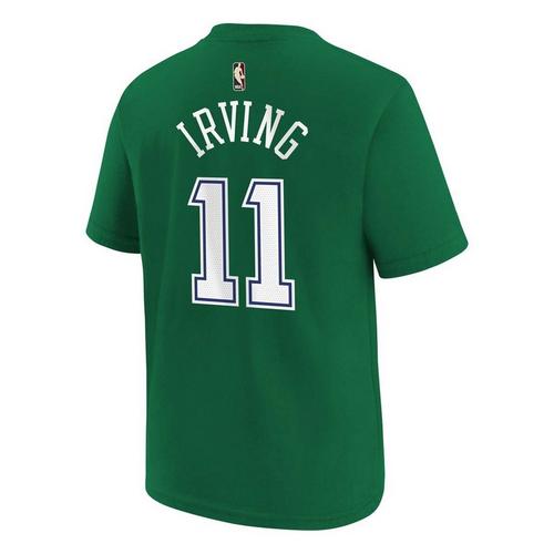 Nike Kids' Dallas Mavericks Kyrie Irving #11 Hardwood Classics Name & Number T-Shirt - Primary Image