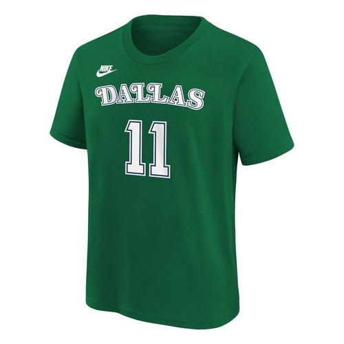 Nike Kids' Dallas Mavericks Kyrie Irving #11 Hardwood Classics Name & Number T-Shirt - Primary Image