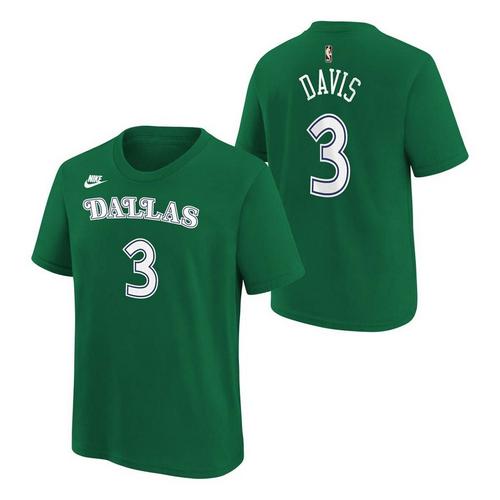 Nike Kids' Dallas Mavericks Anthony Davis #3 Hardwood Classics Name & Number T-Shirt - Primary Image