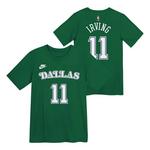 Nike Kids' Dallas Mavericks Kyrie Irving #11 Hardwood Classics Name & Number T-Shirt - Thumbnail 1 of 3