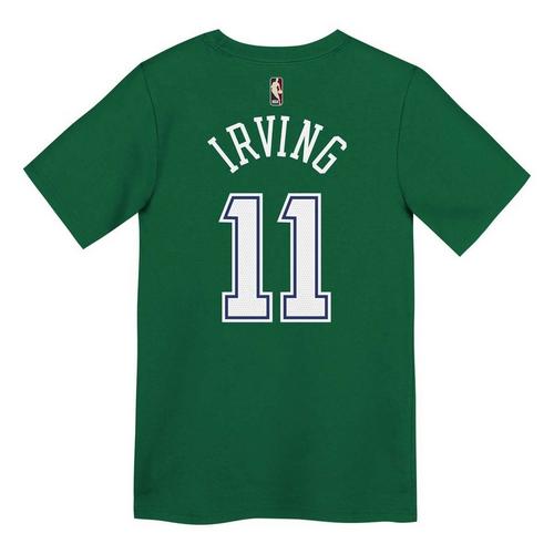 Nike Kids' Dallas Mavericks Kyrie Irving #11 Hardwood Classics Name & Number T-Shirt - Primary Image