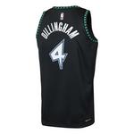 Nike Kids' Minnesota Timberwolves Rob Dillingham #4 Hardwood Classics Swingman Jersey - Thumbnail 2 of 3