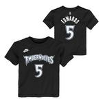 Nike Toddler Minnesota Timberwolves Anthony Edwards #5 Hardwood Classics Name & Number T-Shirt - Thumbnail 1 of 3