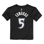 Nike Toddler Minnesota Timberwolves Anthony Edwards #5 Hardwood Classics Name & Number T-Shirt - Thumbnail 2 of 3