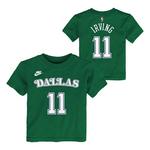 Nike Toddler Dallas Mavericks Kyrie Irving #11 Hardwood Classics Name & Number T-Shirt - Thumbnail 1 of 3