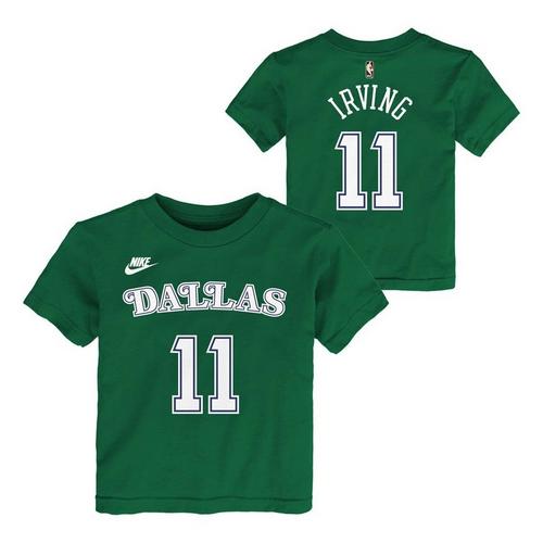 Nike Toddler Dallas Mavericks Kyrie Irving #11 Hardwood Classics Name & Number T-Shirt - Primary Image
