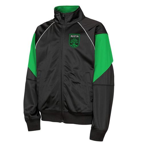 Genuine Stuff Kids' Austin FC Color Blocked Full-Zip Track Jacket - Primary Image