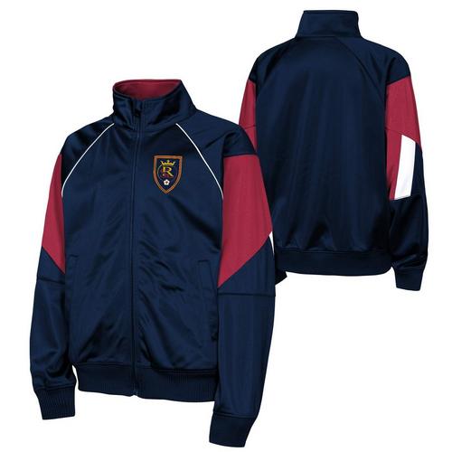 Genuine Stuff Kids' Real Salt Lake Color Blocked Full-Zip Track Jacket - Primary Image