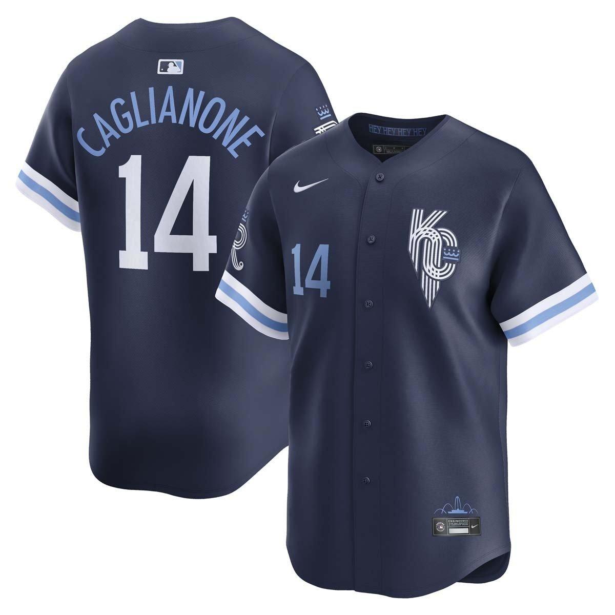 Nike Kansas City Royals Jac Caglianone #14 City Connect Limited
