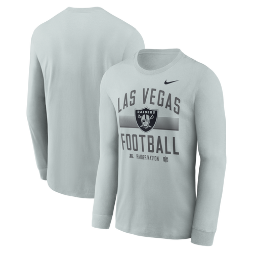 Nike Las Vegas Raiders Logo Split Long Sleeve T-Shirt
