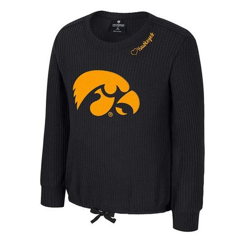 Colosseum Girls' Iowa Hawkeyes Beautopia Long Sleeve T-Shirt - Primary Image