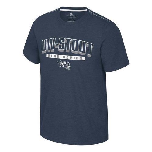 Colosseum UW-Stout Blue Devils Back in Bizz T-Shirt - Primary Image