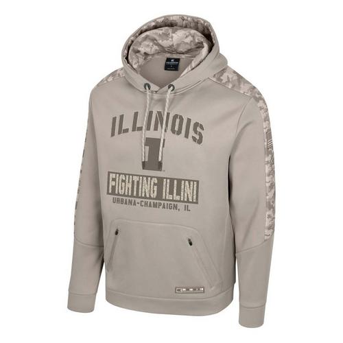 Colosseum Illinois Fighting Illini Operation Hat Trick Battalion Hoodie - Primary Image