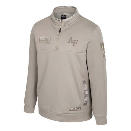 Colosseum Air Force Falcons Battling Long Sleeve 1/4 Zip - Primary Image