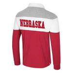 Colosseum Nebraska Cornhuskers Grand Rugby Long Sleeve Polo - Thumbnail 2 of 2