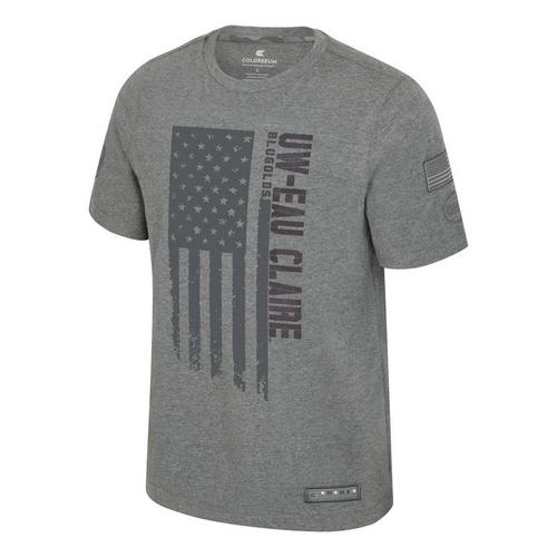 Colosseum UW-Eau Claire Blugolds Operation Hat Trick Active Duty T-Shirt - Primary Image