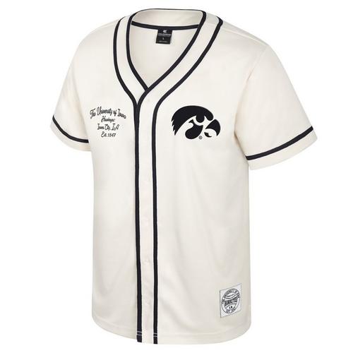 Colosseum Iowa Hawkeyes Hunter Seeker Baseball Jersey - Primary Image