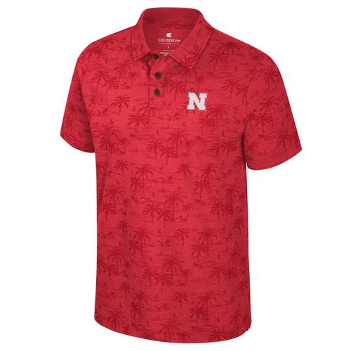 Colosseum Nebraska Cornhuskers Freeman Palms Polo - Primary Image