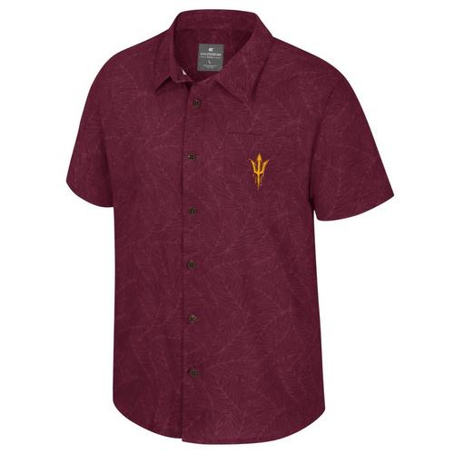 Colosseum Arizona State Sun Devils Duncan Camp Button Up - Primary Image