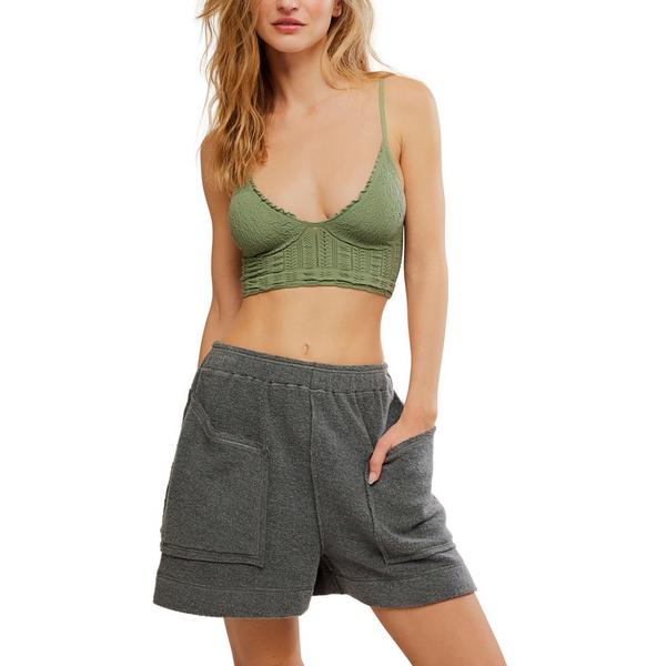 Women's Free People Heirloom Seamless Bralette M/L Forest Run