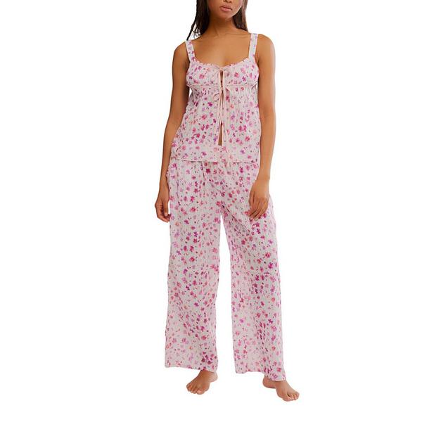 Women's Free People Talk Tonight Pajama Set