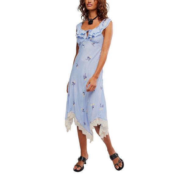 Women's Free People Flock Together Square Neck Midi Dress