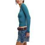 Women's Free People Love Letter Long Sleeve Scoop Neck Shirt - Thumbnail 2 of 5