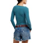 Women's Free People Love Letter Long Sleeve Scoop Neck Shirt - Thumbnail 3 of 5