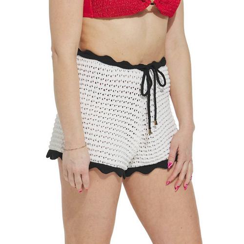 Women's Cupshe X Kelsey Anderson Cabana Crush Cover-Up Swim Shorts - Primary Image