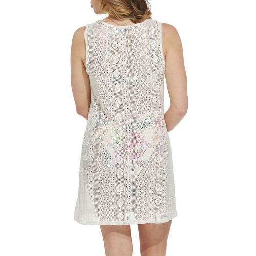 Women's Cupshe Crochet Shirt Swim Cover Up - Primary Image